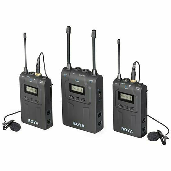 BOYA BY WM8 Dual Channel UHF Wireless Microphone System Dragon