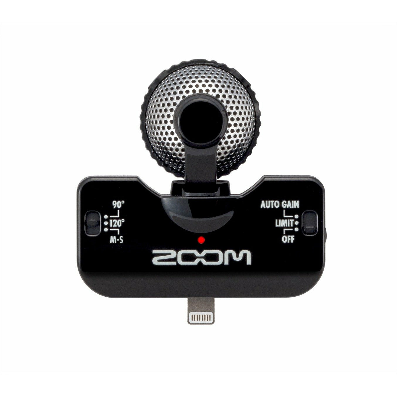 Zoom iQ5 Professional Stereo Microphone for iOS Devices in Black