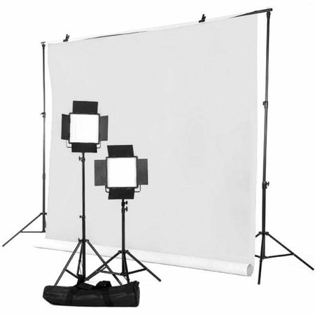 LightPro 2 Head 600SC LED Kit with background - Dragon Image