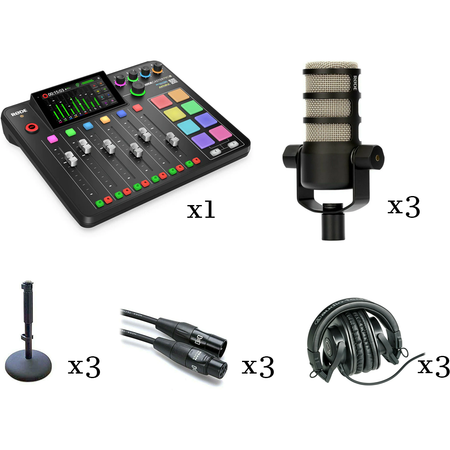 Podcasting Starting Kit Feat. RODE & Audio-Technica - Dragon Image