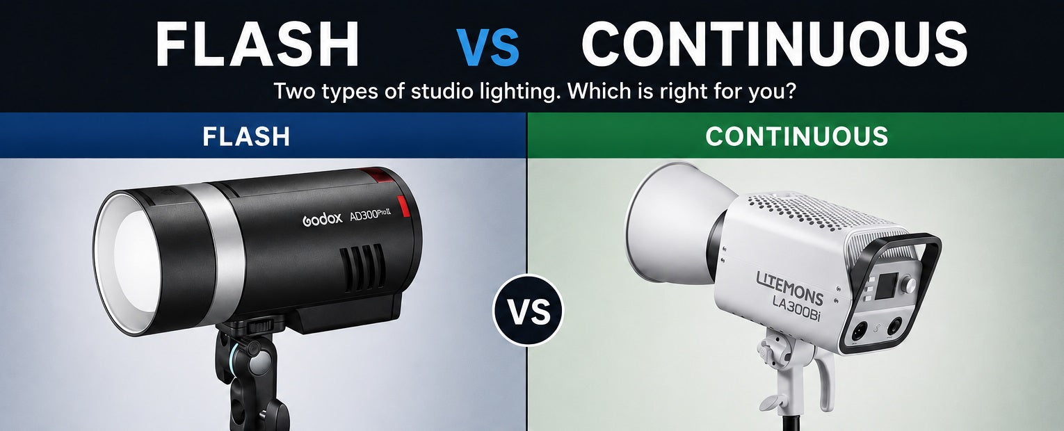 Continuous Lighting vs Strobe — Which Is Better for Photography?