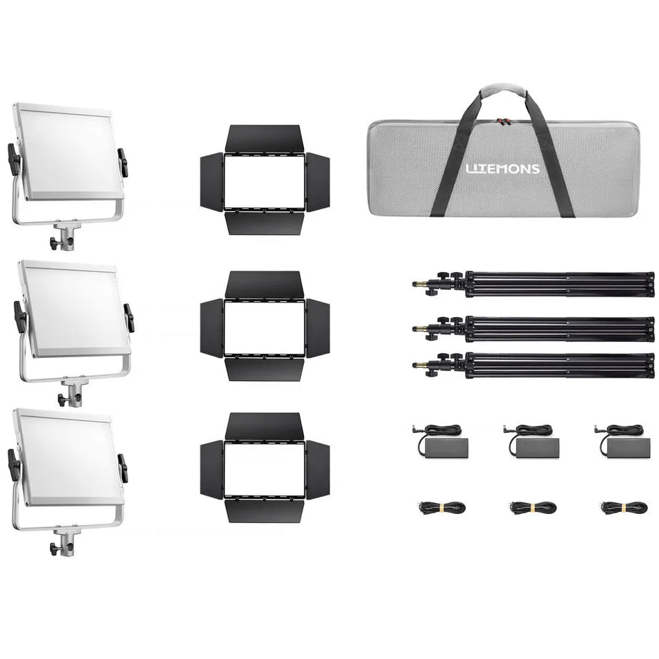 GODOX LITEMONS LP1200R 3 LIGHT 120W RGB LED KIT