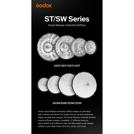 GODOX S65W 65cm QR Umbrella Softbox with Bowens Mount