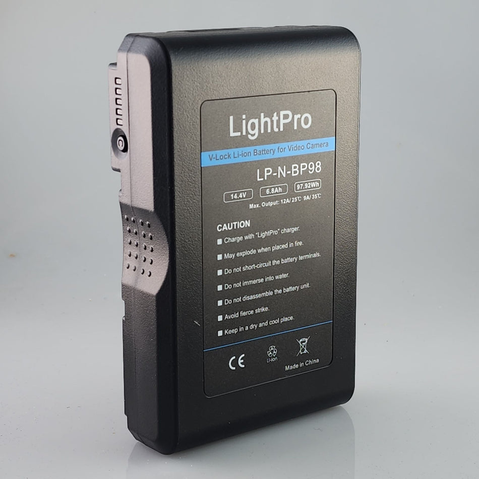 LightPro LP-BP98 98wh Li-ion V-Lock / VLock Battery with 5v USB