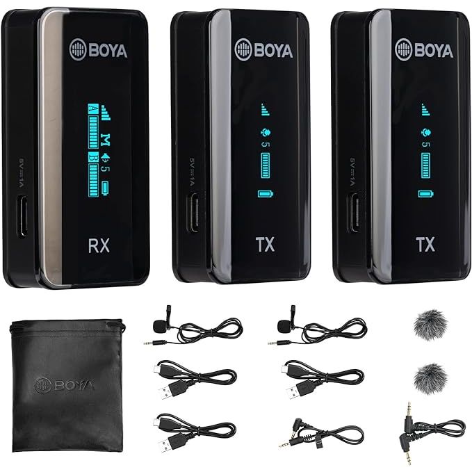 BOYA BY-XM6-S2 Ultra Compact 2.4GHz Dual-Channel Wireless