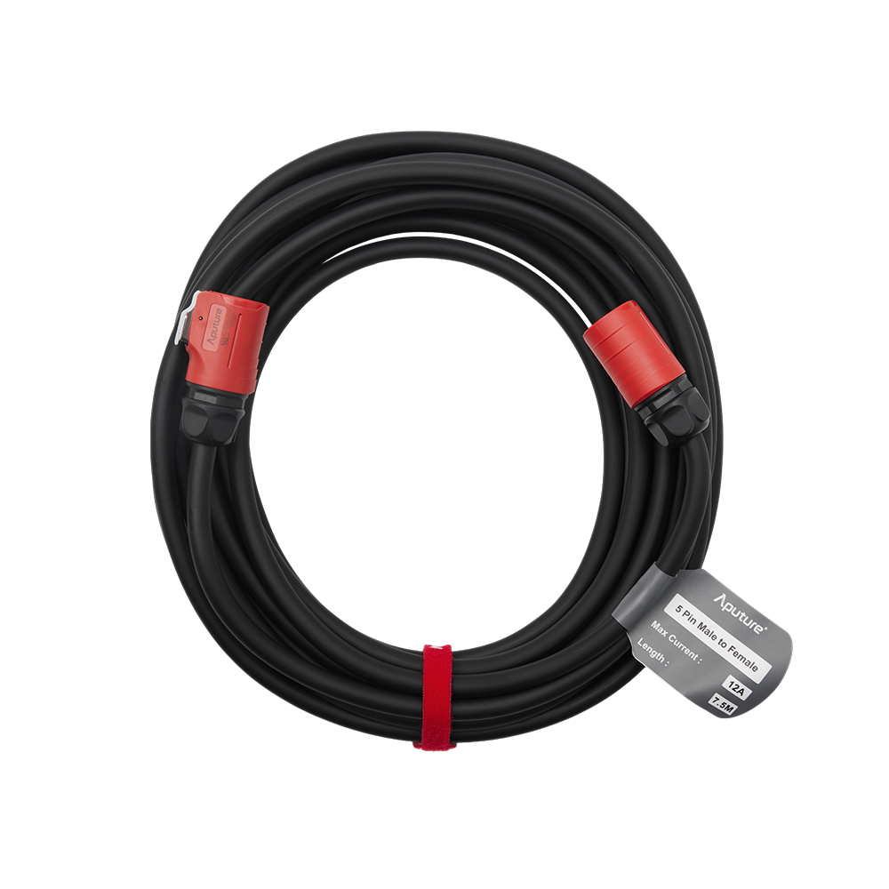 APUTURE STORM 400X 5PIN HEAD CABLE 7.5m