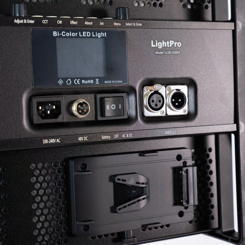 Lightpro 1000Bi LED Two Head Kit with Background