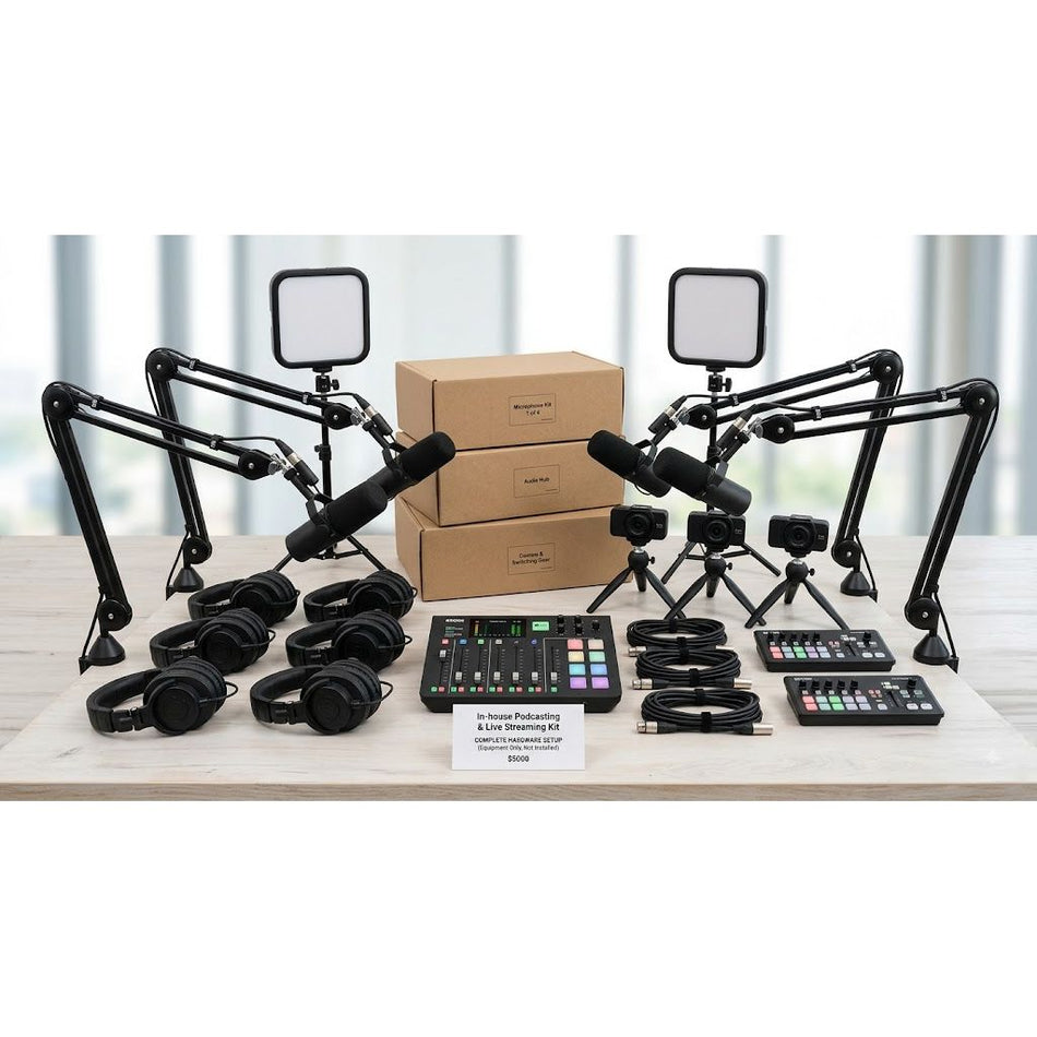 In-house Podcasting & Live streaming kit