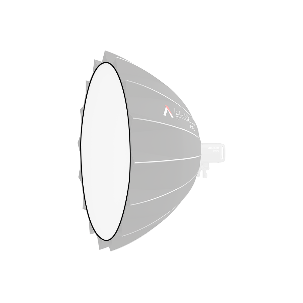 APUTURE LIGHTDOME 150 OUTER DIFF 2.5 STOPS