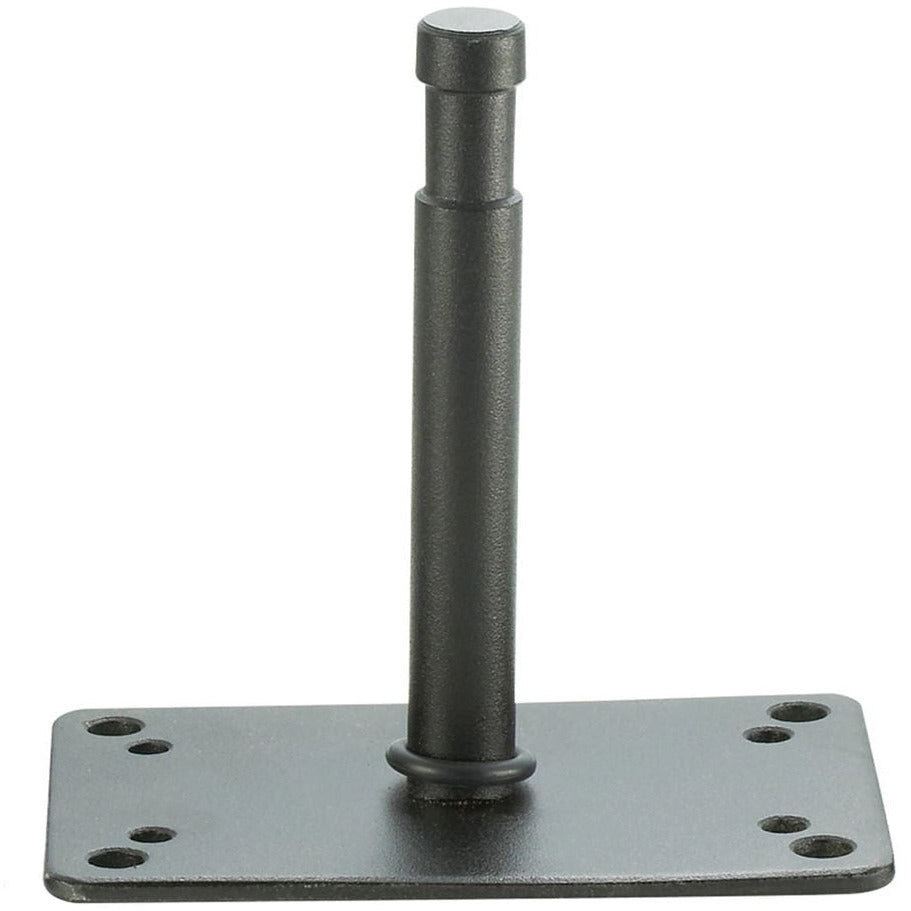 LightPro Wall Plate Black with 16mm baby pin 12cm long - Dragon Image