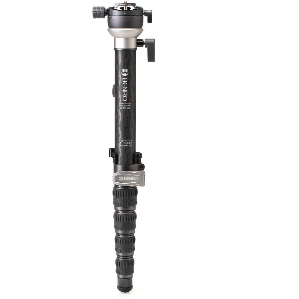 Benro MSDPL46C Supdadupa Pro Carbon Fibre Monopod, Twist Lock with Pivot Leg Base - Dragon Image