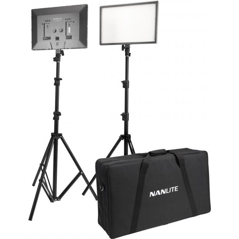 Nanlite Lumipad 25 soft LED panel twin kit with light stands