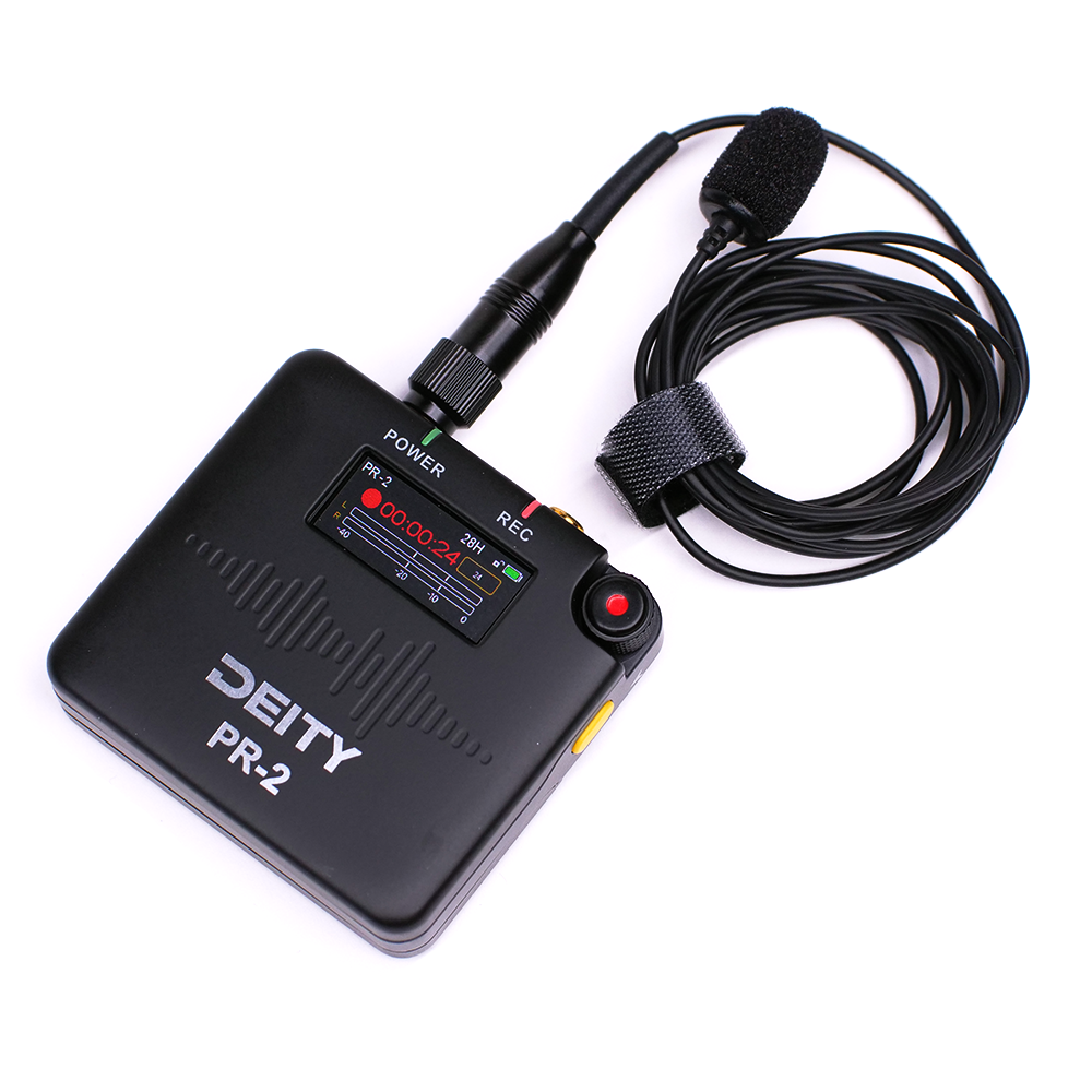 DEITY PR-2 STEREO POCKET RECORDER + LAVALIER MIC