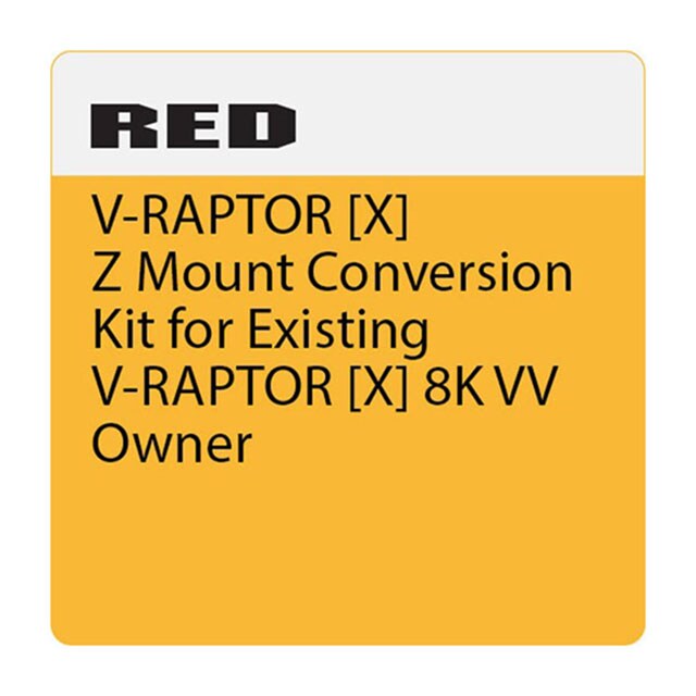 RED V-RAPTOR (X) Z Mount Conversion Kit (V-RAPTOR (X) 8K VV Owner ...