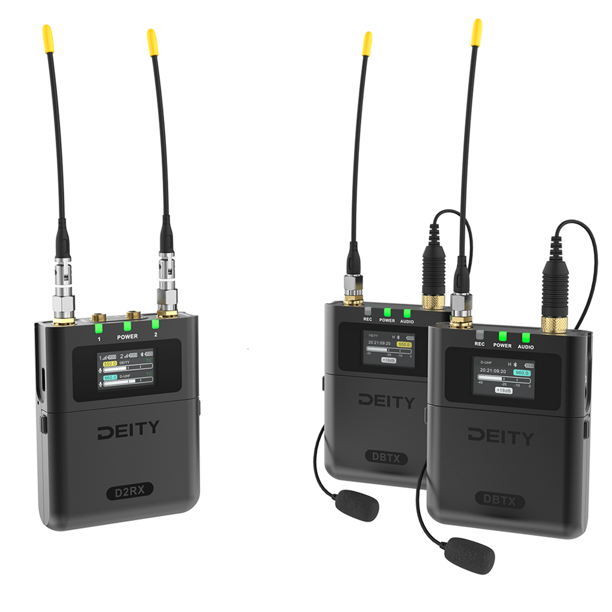 DEITY THEOS UHF DIGITAL KIT + 2x ACC KIT & POUCHES