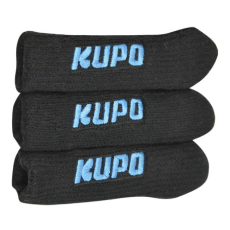 Kupo Stand Leg Protector Set of 3 12cm x 4cm Black