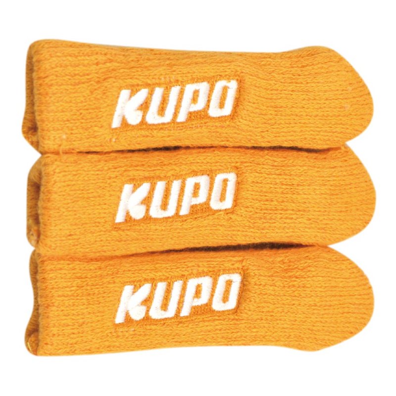 Kupo Stand Leg Protector Set of 3 12cm x 4cm Orange