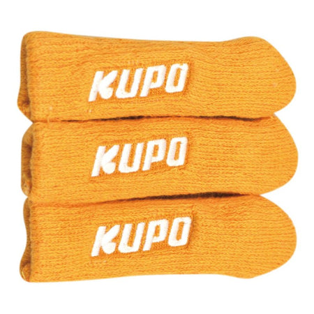 Kupo Stand Leg Protector Set of 3 12cm x 4cm Orange