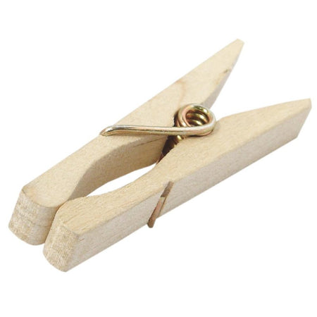 Kupo Wood C47 Spring-Type Cloths Pins (50 Pcs Per Bag)