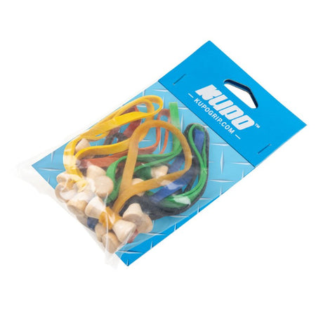 Kupo Elastic Cable Tie 10 Pack 6mm x 12.7cm Mixed
