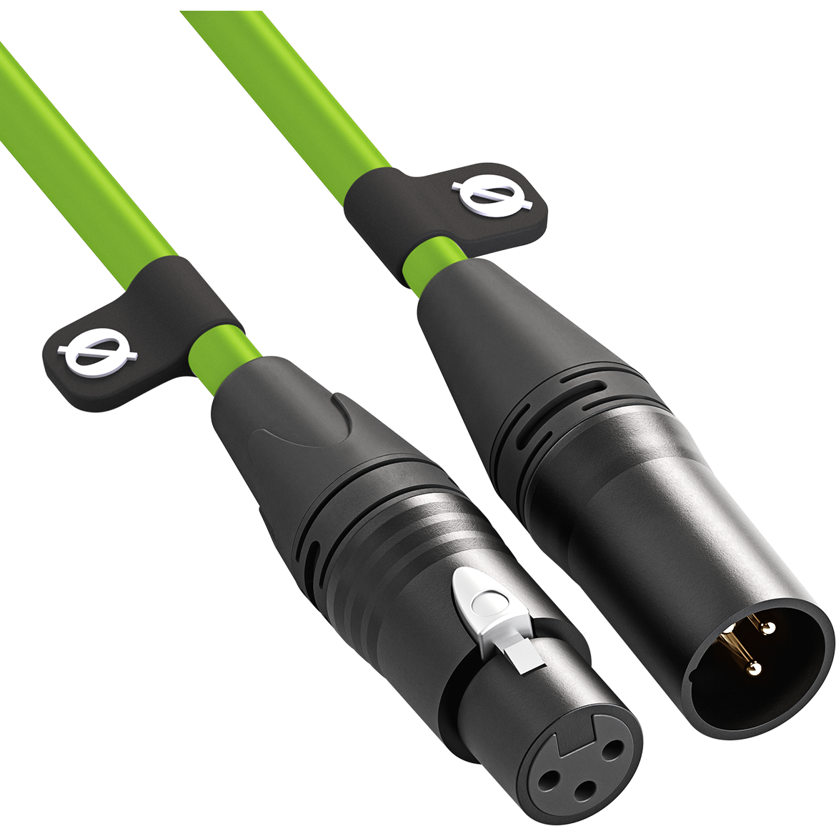 RODE XLR 3m GREEN - Dragon Image