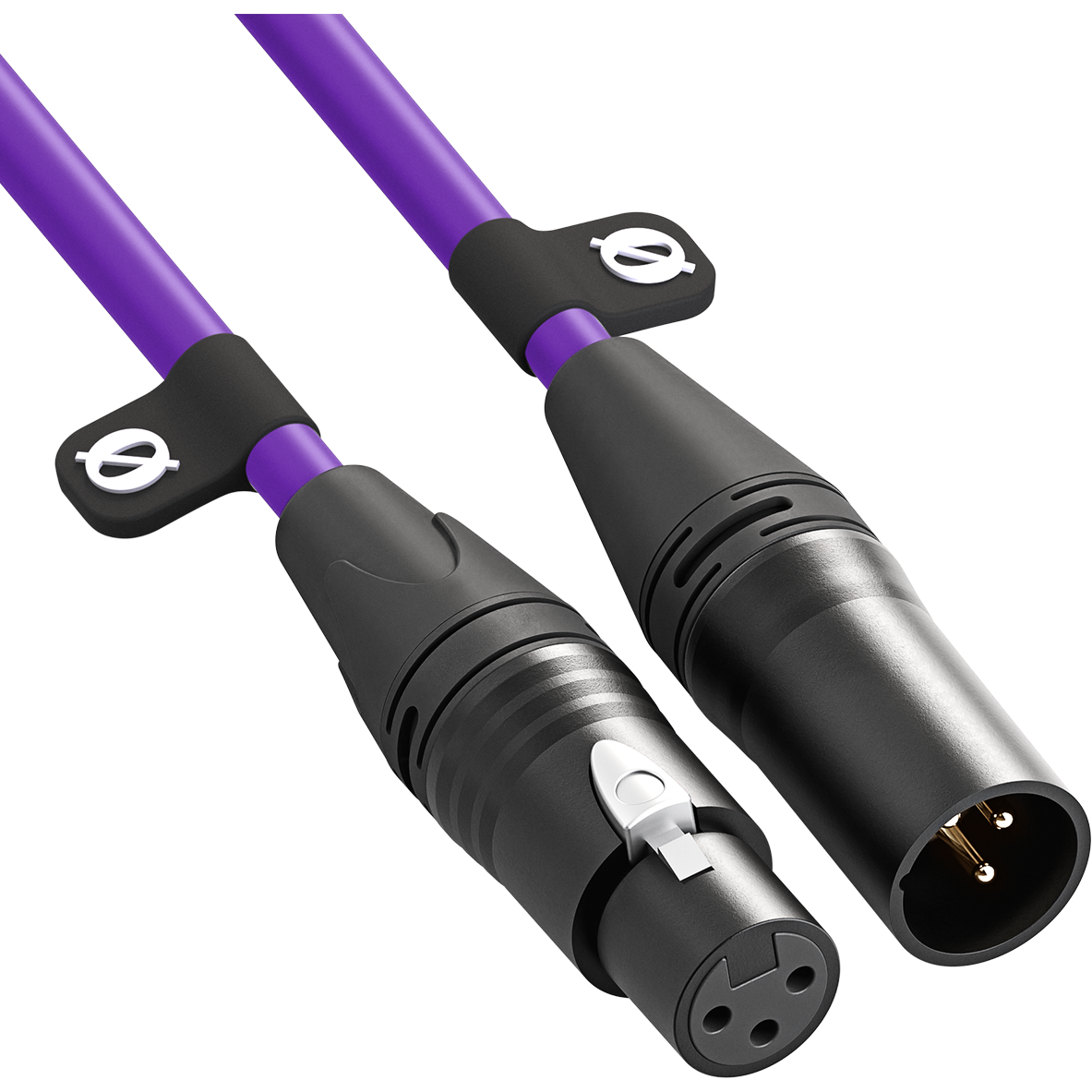 RODE XLR 3m PURPLE - Dragon Image
