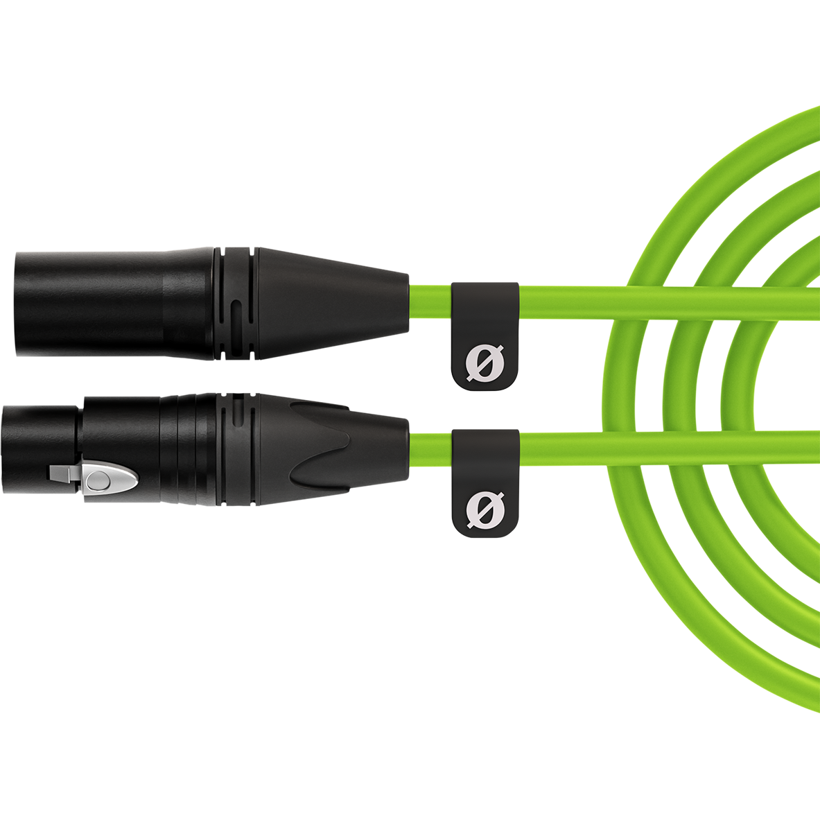 RODE XLR 3m GREEN - Dragon Image