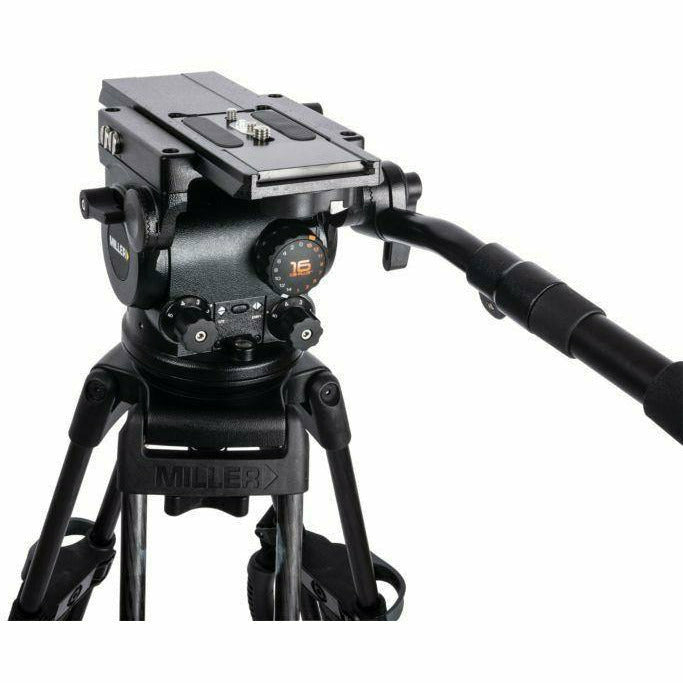 Miller ArrowX 1 (1070) Sprinter II 1-St Alloy Tripod (1589G) Ground Spreader (470) Pan Handle (696) Softcase (3500) - Dragon Image