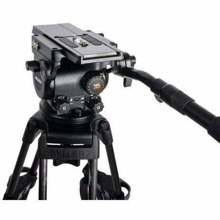 Miller ArrowX 1 (1070) Sprinter II 1-St Alloy Tripod (1589G) Ground Spreader (470) Pan Handle (696) Softcase (3500) - Dragon Image