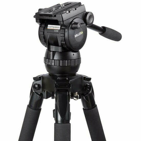 Miller CX6 (1092) 75 Sprinter II 2-St Carbon Fibre Tripod (1620) Mid-Level Spreader (593) Pan Handle (679) Feet (475) Softcase (3502) - Dragon Image