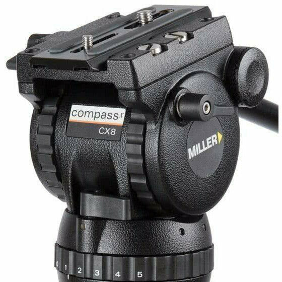 Miller CX8 (1093) Solo 75 2-St Alloy Tripod (1630) Pan Handle (679) Strap (1520) Softcase (3514) - Dragon Image