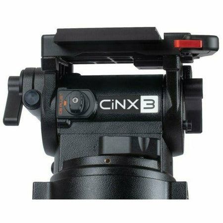 Miller CiNX 3 Fluid Head (1103) HDC 100mm 1-St Alloy Tripod (2121) Mid-Level Spreader (993) 1 x Pan Handle (698) Feet (478) Smartcase (3615) - Dragon Image