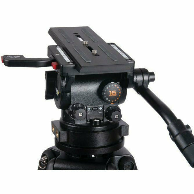 Miller CiNX Complete Head Kits 3916 CiNX 7 Fluid Head (1107) MB adaptor with clamp (1225) 150mm Claw Ball (1295) 1 x Pan Handle (698) Accessory Mounting Block (1260) Articulated Pan Handle (1230) Pan Handle Clamp Extender (1238) Case to suit - Dragon Image