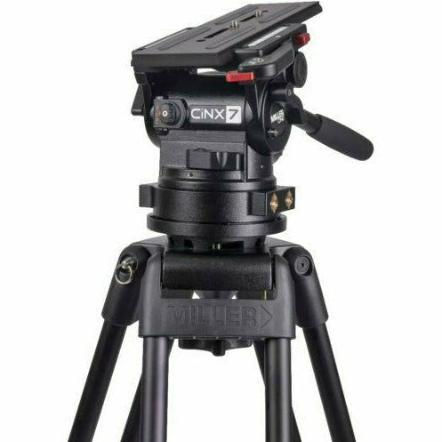 Miller CiNX Complete Head Kits 3916 CiNX 7 Fluid Head (1107) MB adaptor with clamp (1225) 150mm Claw Ball (1295) 1 x Pan Handle (698) Accessory Mounting Block (1260) Articulated Pan Handle (1230) Pan Handle Clamp Extender (1238) Case to suit - Dragon Image