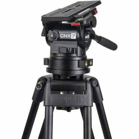 Miller CiNX Complete Head Kits 3916 CiNX 7 Fluid Head (1107) MB adaptor with clamp (1225) 150mm Claw Ball (1295) 1 x Pan Handle (698) Accessory Mounting Block (1260) Articulated Pan Handle (1230) Pan Handle Clamp Extender (1238) Case to suit - Dragon Image