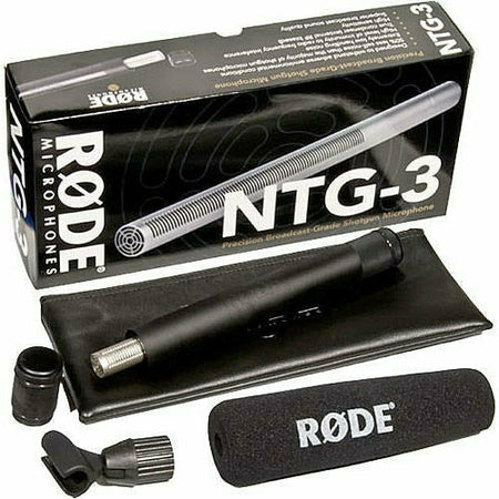 RODE NTG3 Precision RF-Biased Shotgun Microphone (Silver) - Dragon Image