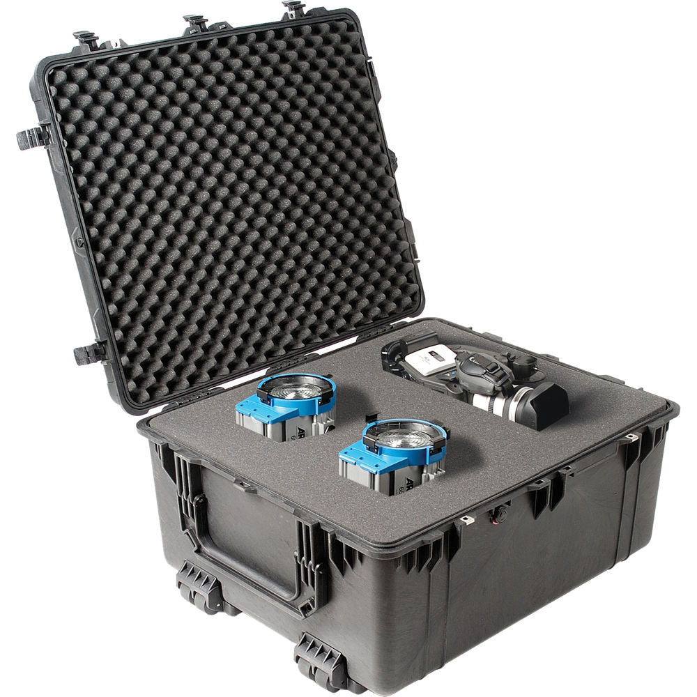 Pelican 1690 Transport Case with Foam (Black) - Dragon Image