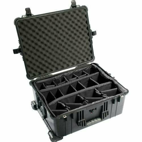 PELICAN Case 1610 Black with Dividers - Dragon Image