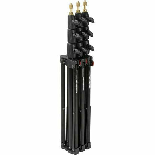 Manfrotto 1052BAC Alu Air-Cushioned Compact Stand Black 7.7 ft - Dragon Image