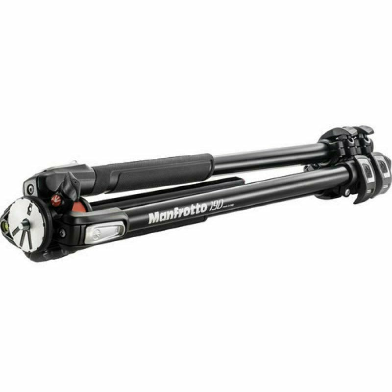 Manfrotto Tripod 190 Series Black Alum. 59-160cm 7kg Payload Easy Link - Dragon Image