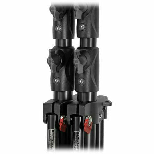 Manfrotto 1052BAC-3 Alu Air-Cushioned Compact Stand Quick Stack 3Pack Black 7.7 ft - Dragon Image