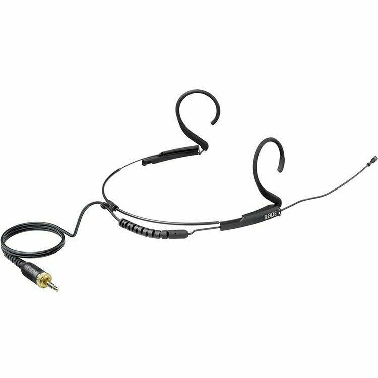 RODE HS2BS Omni-directional headset microphone - 3.5mm locking TRS connector - BLACK (colour) - SMALL (size). - Dragon Image