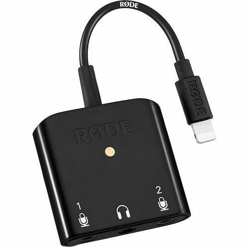 RODE SC6-L Mobile Interface for Apple Devices featuring 2x TRRS Inputs and a Stereo Headphone Output. - Dragon Image