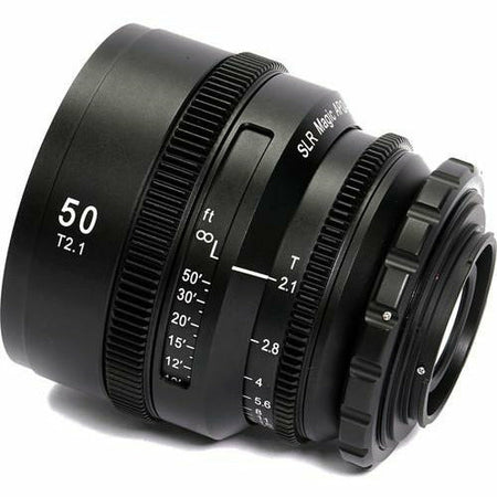 SLR Magic APO HyperPrime Cine 50mm T2.1 lens EF Mount (EF/PL/E mount) - Dragon Image