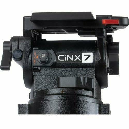 Miller CiNX 7 Fluid Head (1107) HDC 100mm 1-St Alloy Tripod (2121) Mid-Level Spreader (993) 1 x Pan Handle (698) Feet (478) Smartcase (3615) - Dragon Image