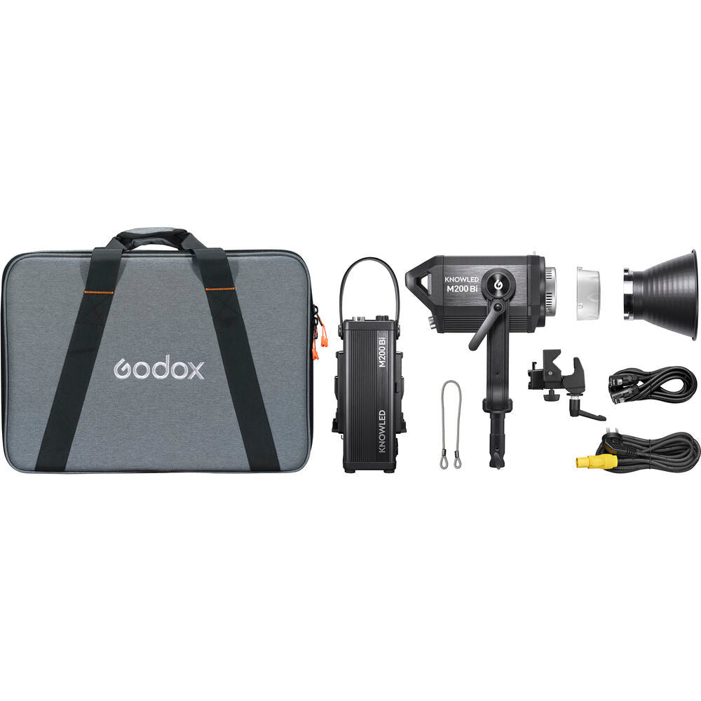 GODOX KNOWLED M200Bi 230W Bi-COLOUR LED LIGHT - Dragon Image
