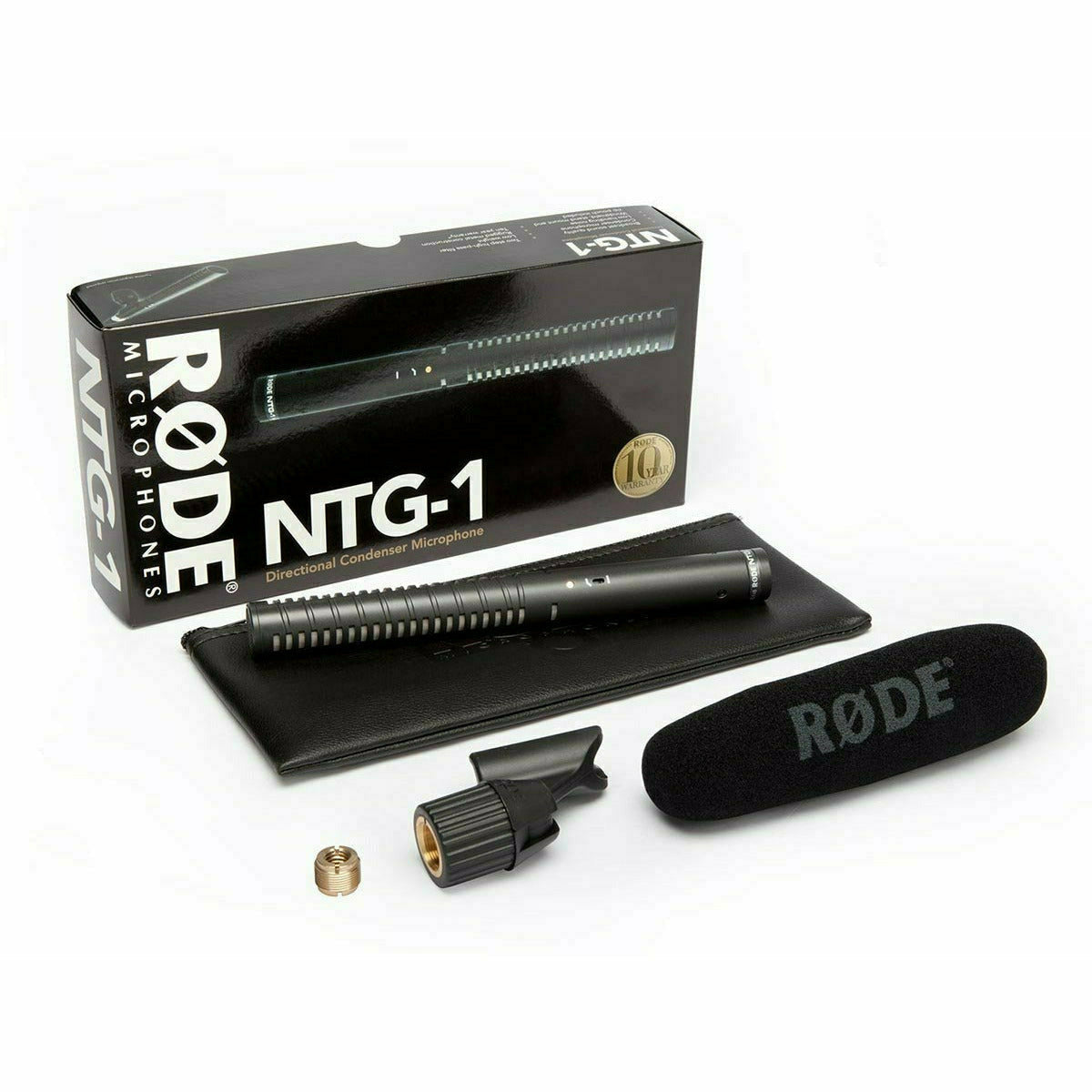Hire Equipment - RODE NTG-1 Shotgun Directional Condenser Microphone - Weekend Hire - Dragon Image