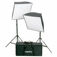 Hire Equipment - LightPro Large Daylight Kit - 2 head - Weekend Hire - Dragon Image