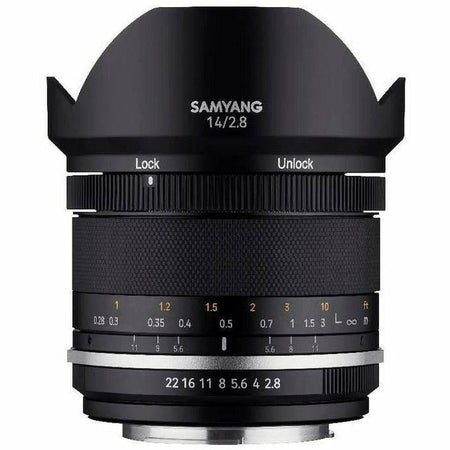 Samyang 14mm F2.8 MK2 UMC II Nikon AE Full Frame, De-Clicked Aperture Ring & Weather Sealed - Dragon Image
