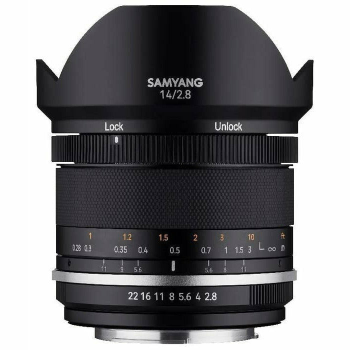 Samyang 14mm F2.8 MK2 UMC II Sony E Full Frame, De-Clicked Aperture Ring & Weather Sealed - Dragon Image